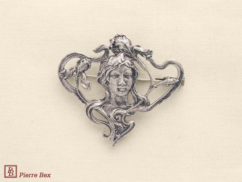 Pierre-Bex Art-Nouveau brooch 41166-14